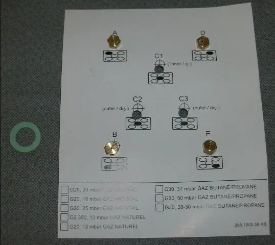 Sada trysek  PB G30 28-30mbar