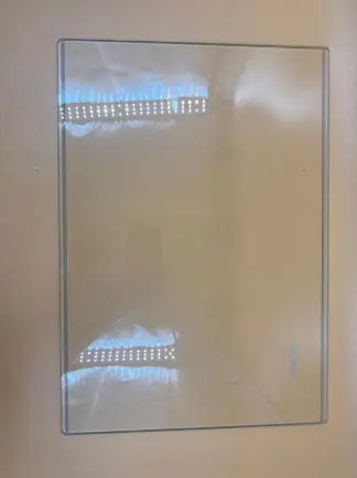 GLASS SHELF CHANNEL SAFETY GLASS