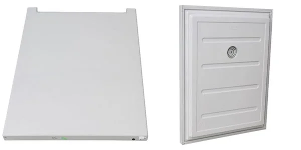 Door freezer white, blackout