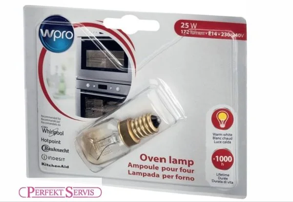 žárovka do trub 25W 300C WPRO velká nebo menší na Fagor  484000008843  nebo 304CU07 nebo 5028814200