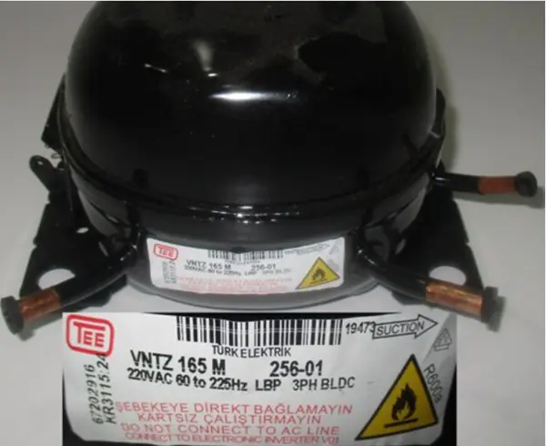 COMPRESSOR (VNTZ165MT 220V)(INVERTER)