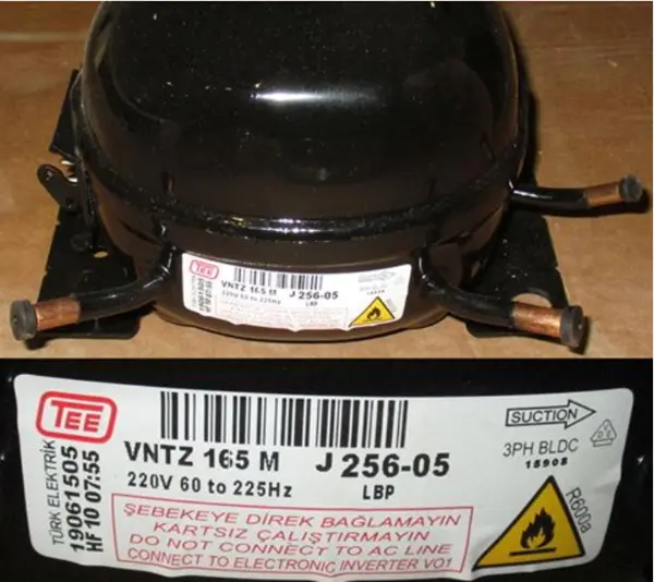 COMPRESSOR (VNTZ165MT 220V)(INVERTER)