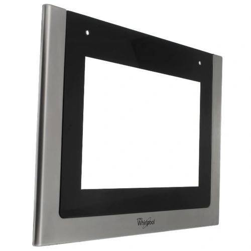 OVEN DOOR + GLASS INOX WHR